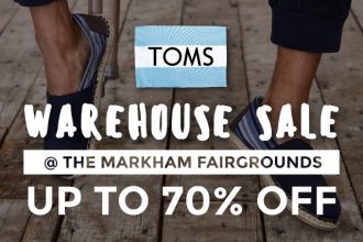 toms warehouse sale